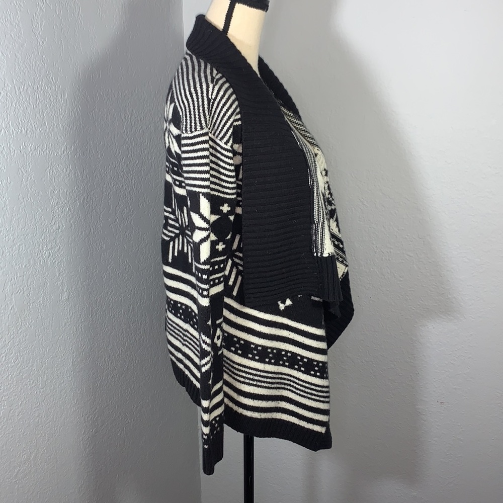 Express Heavy Drape Open Front Wool Blend Cardigan - image 2